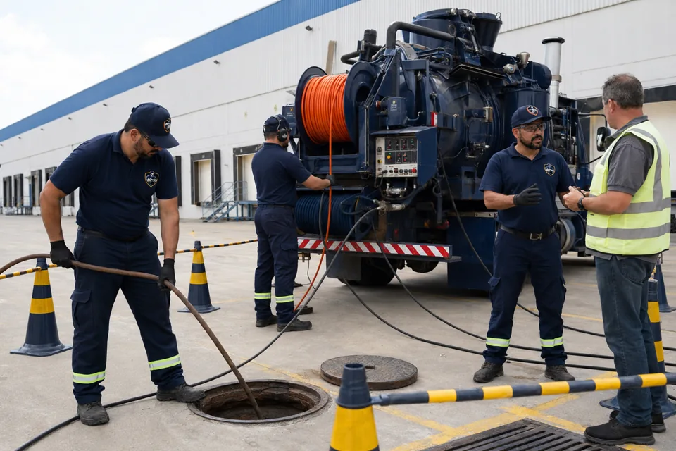 Equipe e equipamentos da Maioral em uma operação técnica de maior porte